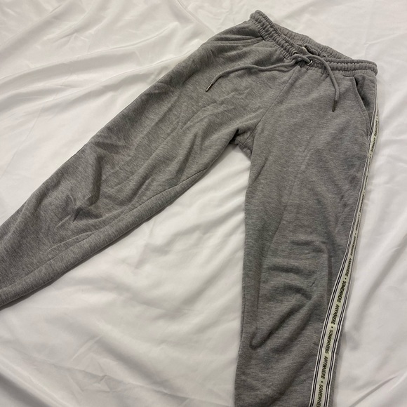 Grey joggers with cool neon details on the sides🧪 - Picture 2 of 4